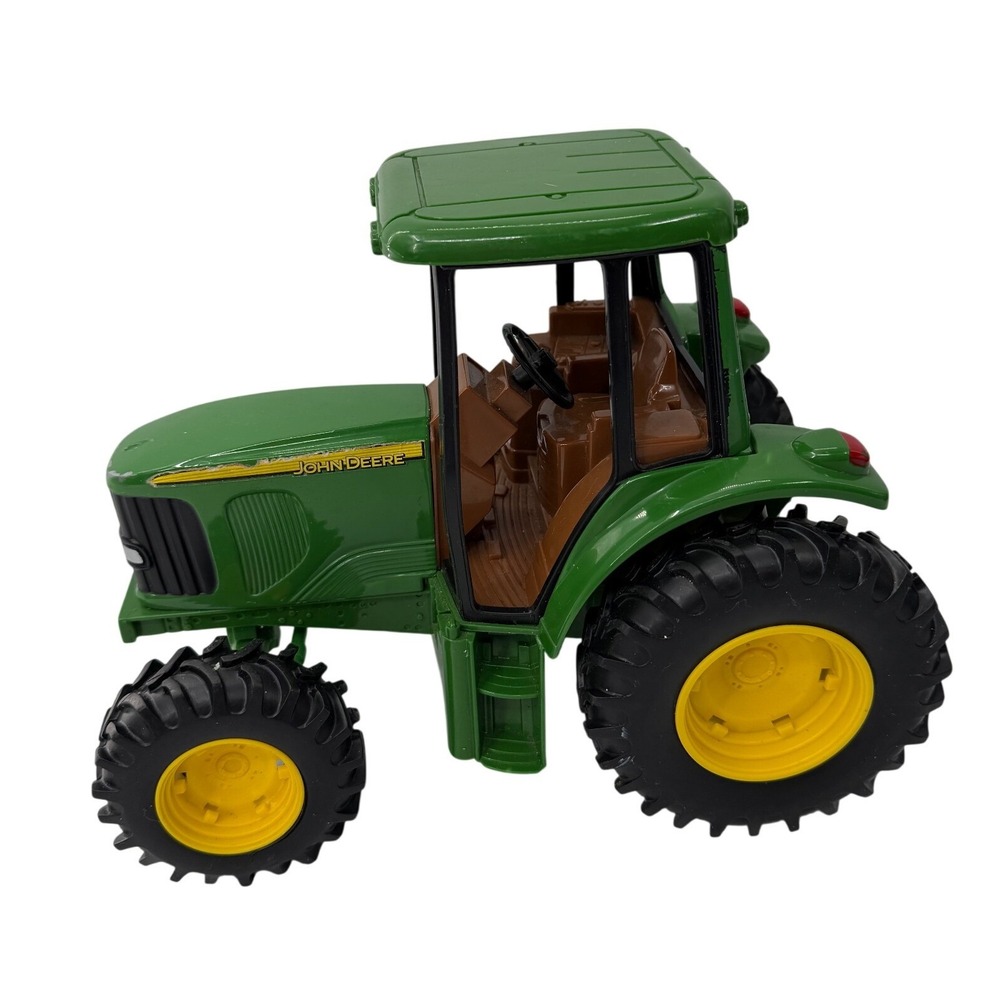 John Deere Ertl Diecast Tractor Toy Green Yellow Farm Vehicle 1/16 Scale Used
